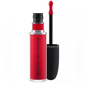 MAC POWDER KISS LIPCOLOUR M.A.C.SMASH/True red. BNIB